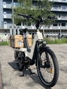 SNOOQ Cargobike Jamie Oyster white RAL 1013